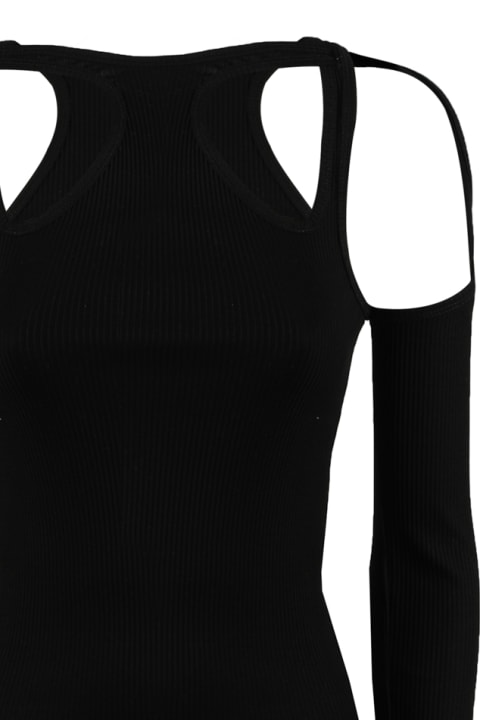 Long Sleeve Cut Out Top