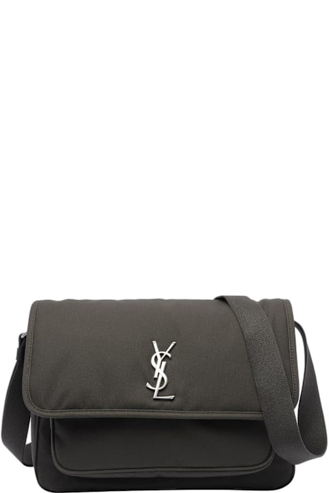 Shoulder Bags for Men Saint Laurent Niki Logo Plaque Messenger Bag