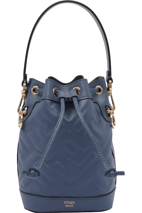 Fendi Totes for Women Fendi Mini Mon Tresor Leather Bucket Bag