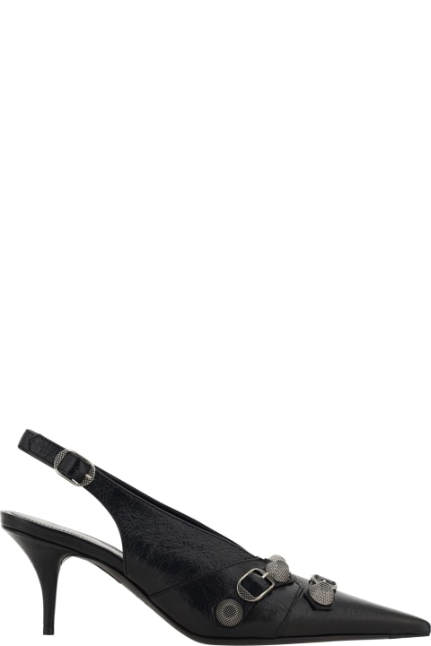 Balenciaga High-Heeled Shoes for Women Balenciaga Cagole Slingback Pumps