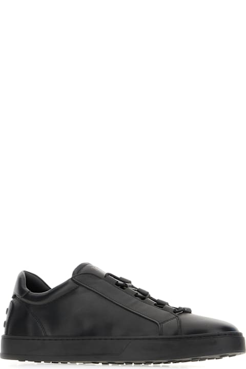 Homeware Tod's Black Leather Sneakers