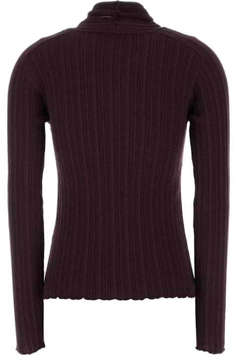 Giuseppe di Morabito for Men Giuseppe di Morabito Purple Wool Blend Top