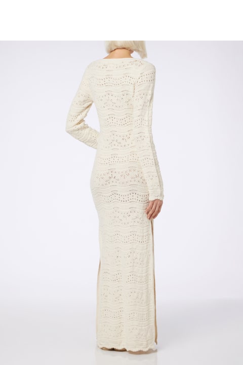 Homeware MC2 Saint Barth Woman Cotton Knit Midi Dress