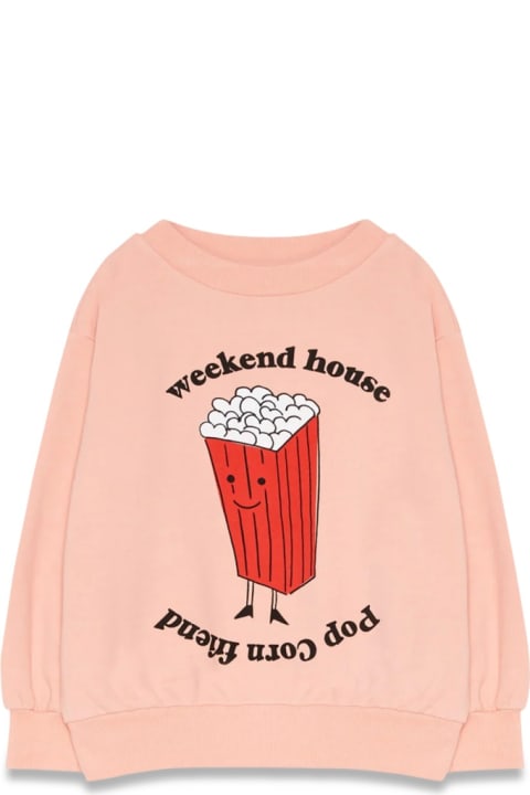 weekend house kids Sweaters & Sweatshirts for Girls weekend house kids Popcorn Sweatshirt