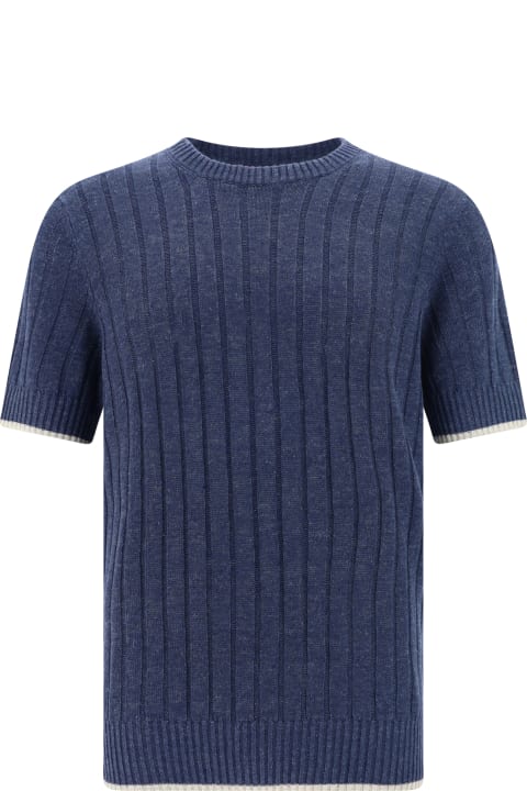 Sweaters for Men Brunello Cucinelli Linen T-shirt
