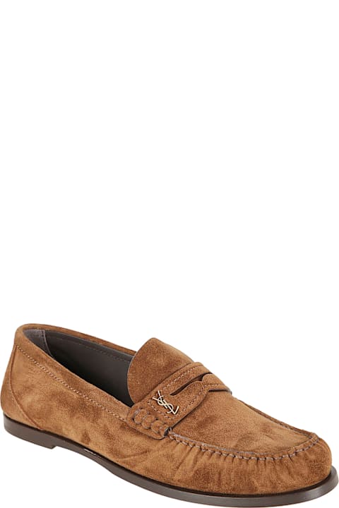 Saint Laurent Suede Loafers