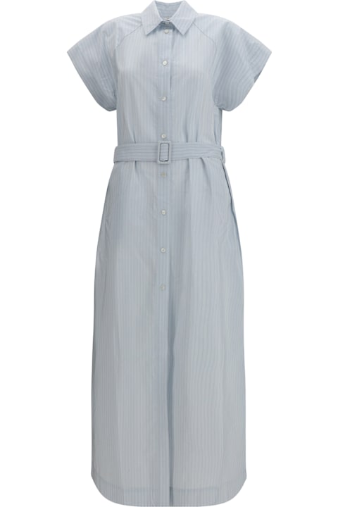 Jacob Cohen لـ Kids Jacob Cohen Long Poplin Chemisier Dress