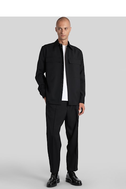 Homeware Jil Sander Shirt In Black Wool