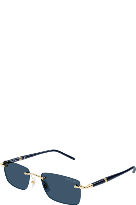 メンズ Montblancのアイウェア Montblanc Mb0344s Linea Meisterstück 003 Sunglasses