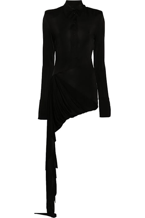 David Koma for Women David Koma Black Asymmetric Dress