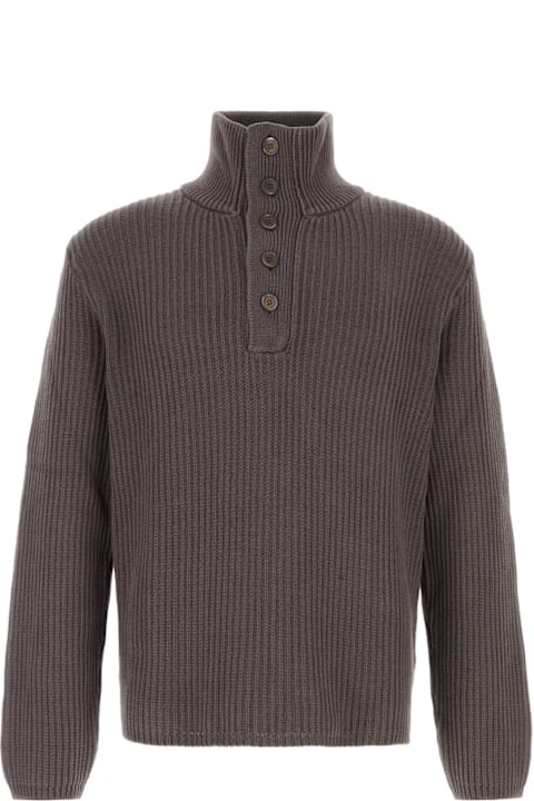 Sweaters for Men Our Legacy Mud Cotton Navigator Sweater