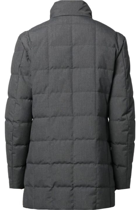 Fay Coats & Jackets for Women Fay Grey Double Front Down Jacket