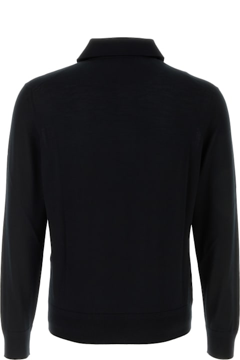 Tom Ford Topwear for Men Tom Ford Fine Gauge Pure Wool Ls Polo