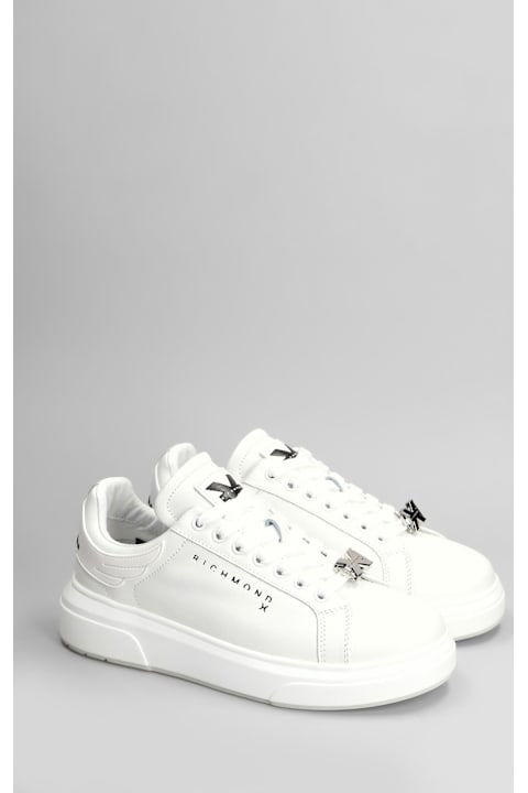 John Richmond for Men John Richmond Sneakers In White Leather