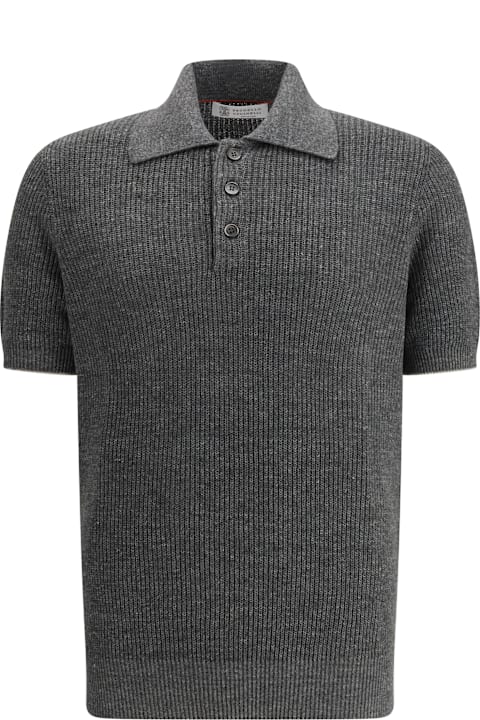 Homeware Brunello Cucinelli Cotton Polo Sweater