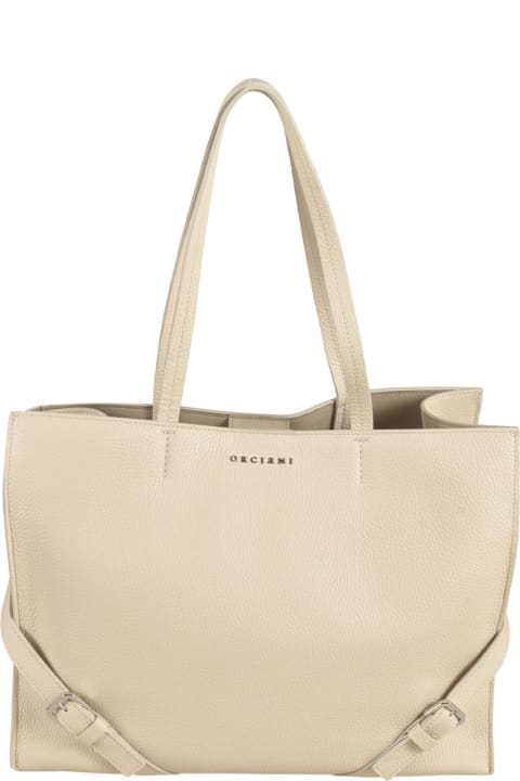 Fashion for Women Orciani Logo Detail Top Lock Tote
