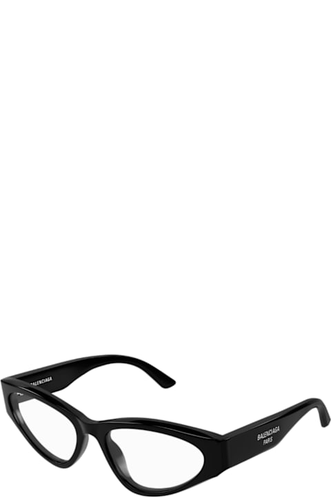 Eyewear for Women Balenciaga Eyewear Balenciaga Bb0391o Linea Everyday 001 Black Glasses