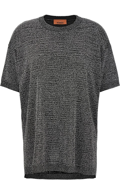 Tシャツ・カットソー MISSONI FW25 Knitted T-shirt (DS25WN04BK01BY L905D) Tシャツ・カットソー MISSONI FW25 Knitted T-shirt