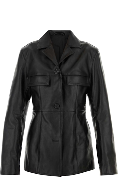 Totême for Women Totême Black Leather Blazer