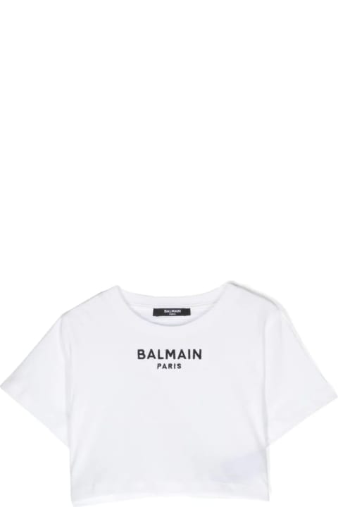 T-Shirts & Polo Shirts for Girls Balmain T-shirt Con Logo