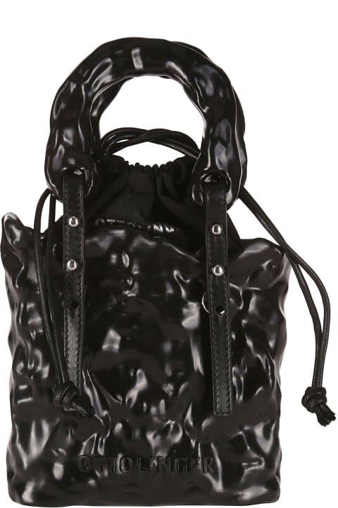 Bags for Women Ottolinger Top Drawstring Sculpted Tote Bag