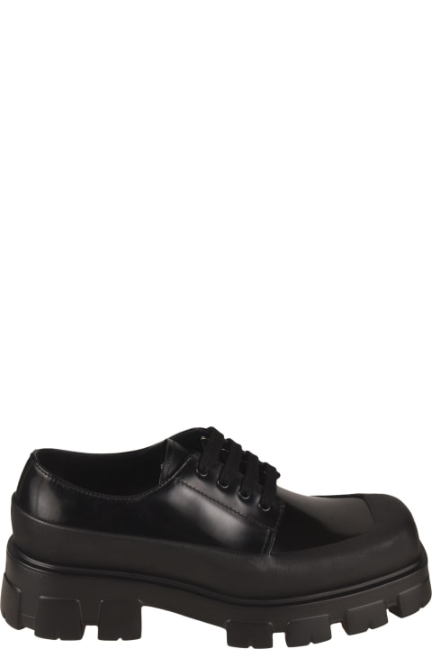 Prada Laced Shoes for Men Prada Square Tote Derby Shoes