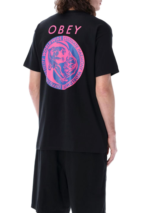 メンズ新着アイテム Obey Yin Yang Panthers T-shirt