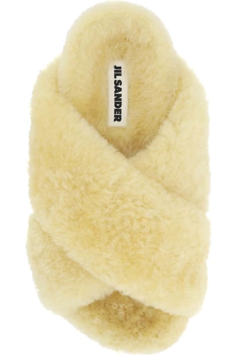 أدوات منزلية Jil Sander Shearling Sandal