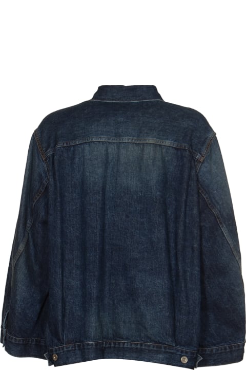 Sacai Coats & Jackets for Women Sacai Denim Buttoned Shirt