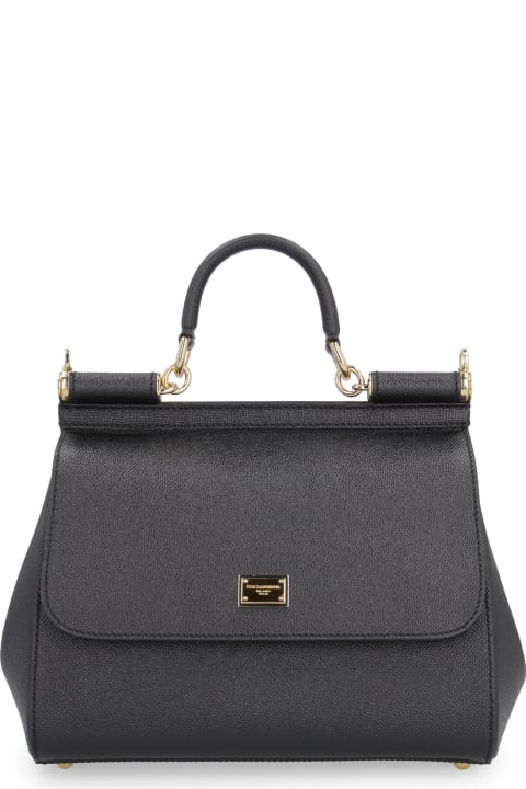 Bags for Women Dolce & Gabbana Sicily Leather Handbag