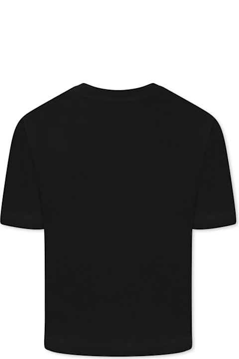 Marc Jacobs T-Shirts & Polo Shirts for Women Marc Jacobs Black T-shirt For Boy With Logo