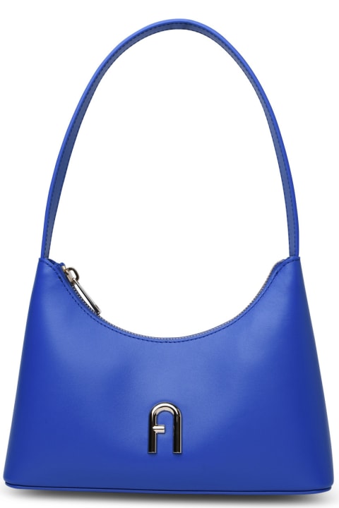 Furla for Women Furla 'diamante' Mini Bag In Blue Calf Leather