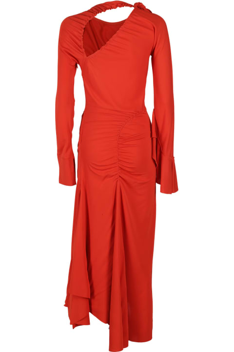 ウィメンズ新着アイテム Victoria Beckham Asymmetric Slash Jersey Dress