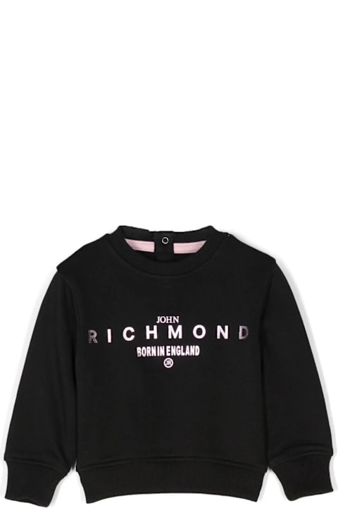 John Richmond Sweaters & Sweatshirts for Baby Girls John Richmond Long Sleeve Hoodie With Logo