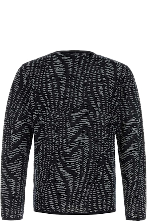Giorgio Armani لـ Kids Giorgio Armani Embroidered Jacquard Sweater