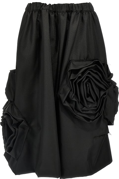 Comme des Garçons Skirts for Women Comme des Garçons Floral Decoration Skirt