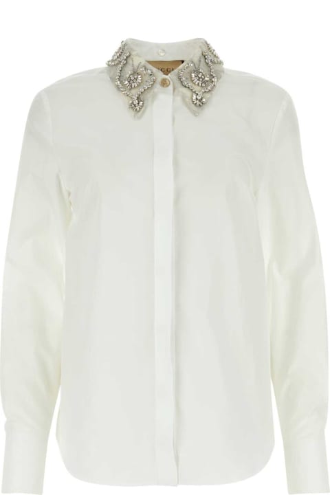 Gucci Clothing for Women Gucci White Poplin Shirt