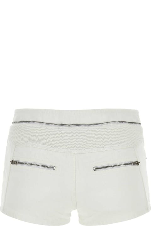 Fashion for Women Isabel Marant White Denim Lary Shorts