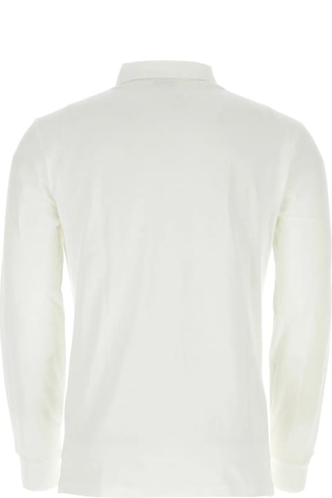 Polo Ralph Lauren Topwear for Men Polo Ralph Lauren White Piquet Polo Shirt