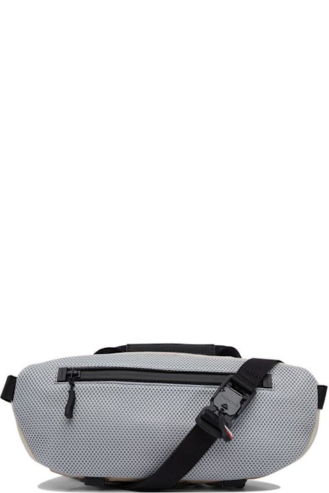 Shoulder Bags for Men Moncler Grenoble Logo Embroidered Zip-up Belt Bag