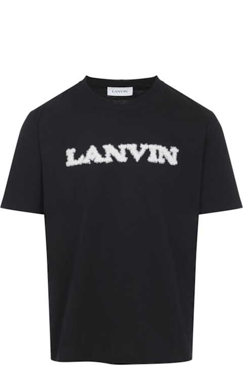 أدوات منزلية Lanvin Shearling Detail T-shirt