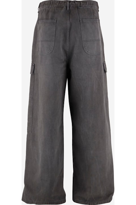 Ami Alexandre Mattiussi Pants for Men Ami Alexandre Mattiussi Cotton Baggy Worker Pants