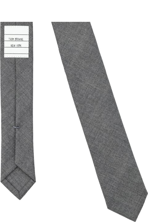 Thom Browne Ties for Men Thom Browne Super 120's Twill Necktie