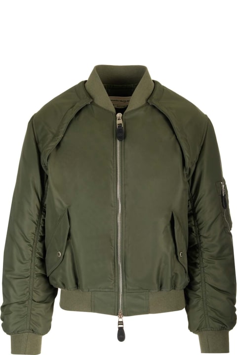 Alexander McQueen Coats & Jackets for Men Alexander McQueen 'harness' Bomber Jacket