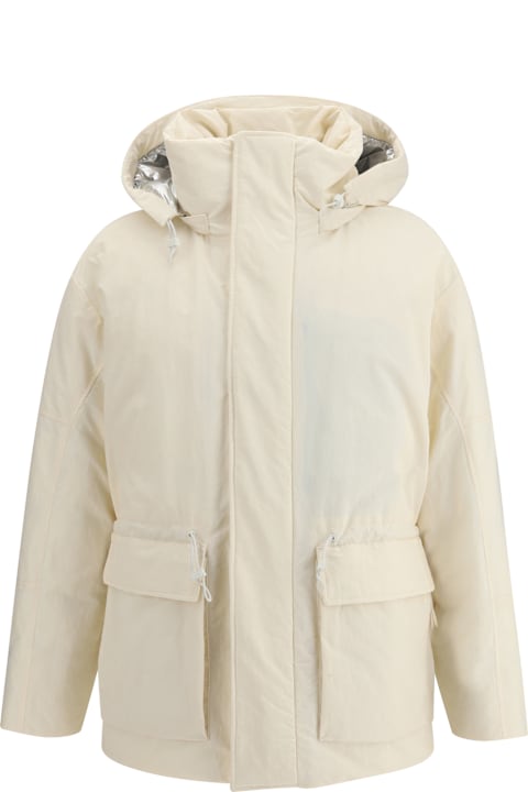 أدوات منزلية Herno Laminar Parka In Crinkle Metallic