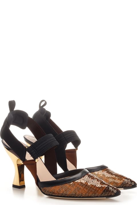 Fendi High-Heeled Shoes for Women Fendi Colibri Slingback