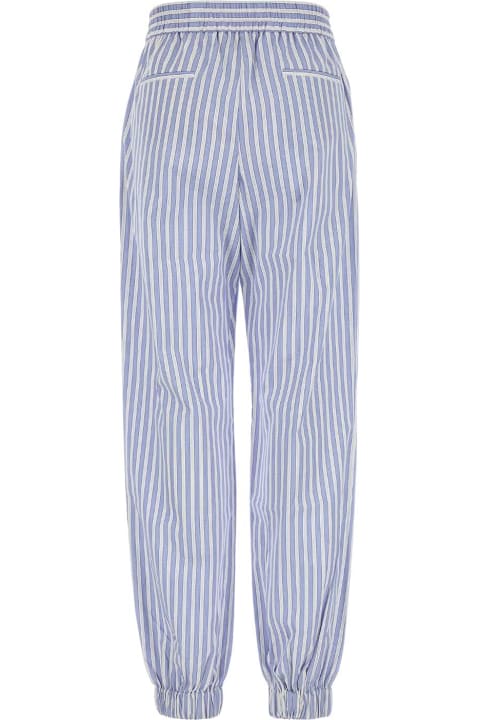 سترات صوف وبدل رياضية لـ السيدات The Attico Embroidered Poplin Pant