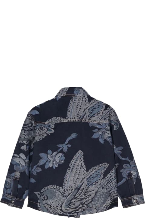 Etro Coats & Jackets for Girls Etro Jacquard Denim Jacket