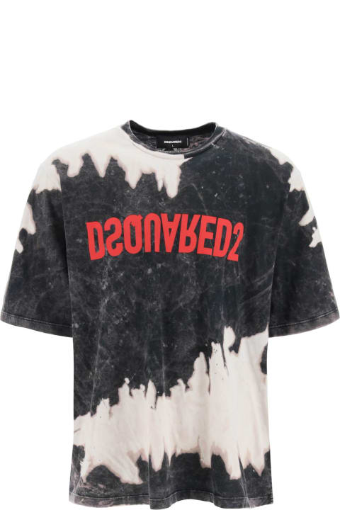 Dsquared2 for Men Dsquared2 Tie-dye T-shirt With Print