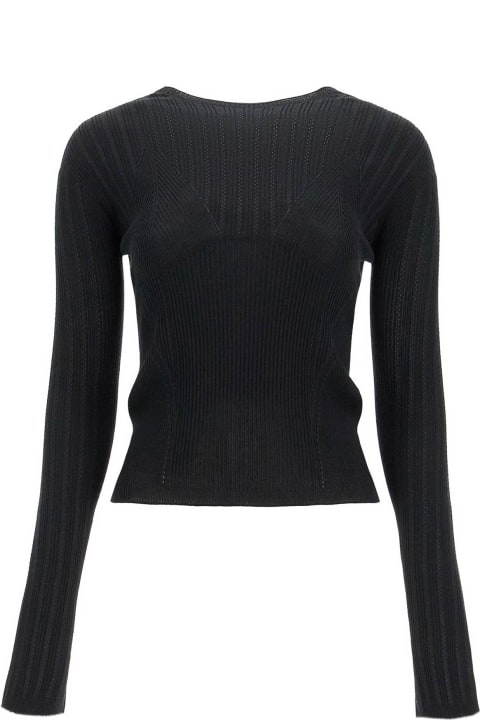 Fashion for Women Lanvin Ribbed Crewneck Sweater